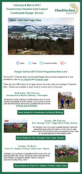 Ranger Service newsletter subscription