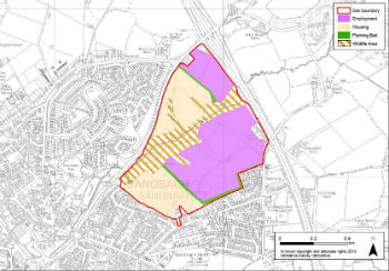 Figure 15.64 Land adjacent to Junction 17 of M6 - South East of Congleton Road site