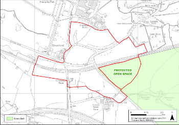 Access a larger version of Figure 15.9 South Cheshire Grown Village Site (PDF, 493KB) (Opens in a new window)