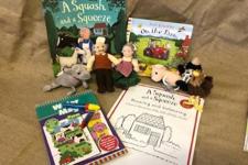 Squash and a squeeze story sack