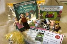 picture of the book with the puppets that accompany the story