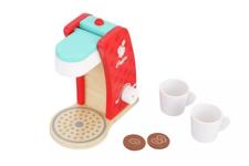 picture of wooden coffee machine