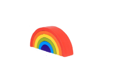 rainbow stacking blocks