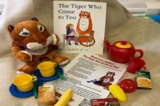 picture of the tiger who came to tea story sack