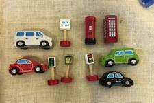 picture of wooden vehicles 