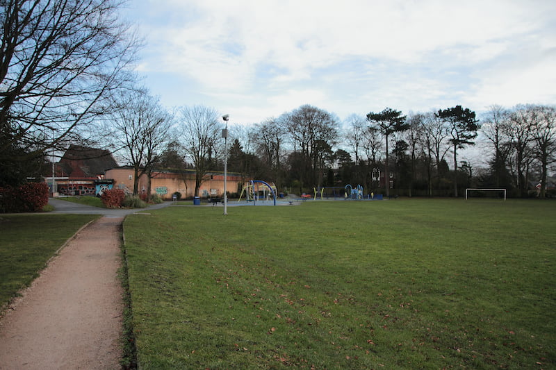 Play area at Milton Park