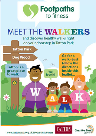 congleton footpaths to fitness walks leaflet
