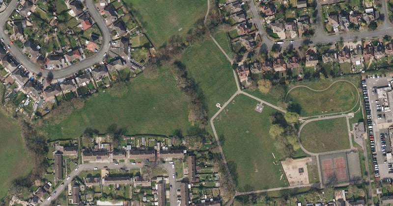 Aerial view of Meriton Road Park