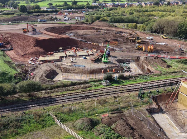 Drone image of bypass