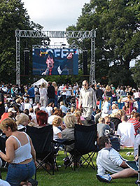 Party in the park at Alderley Edge