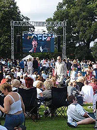Party in the park at Alderley Edge