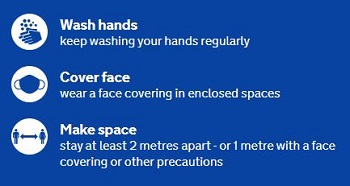 Wash Hands, Cover Face, Make Space