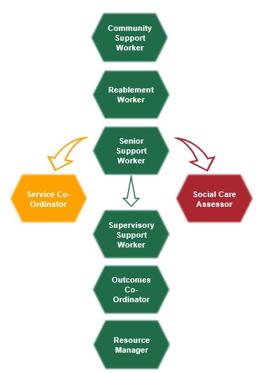 Stages in the care4CE academy