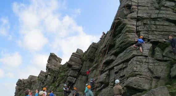 Introduction to Climbing at Windgather Rocks - Two