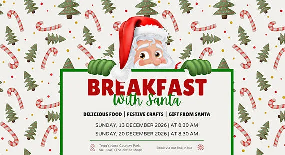 Breakfast with Santa At Tegg's Nose - 13 December
