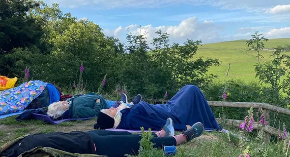 Evening Meditation, Deep Rest and Tea in Nature at Tegg’s Nose - April