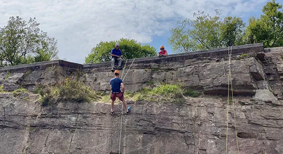 Group Abseiling Day – Tegg’s Nose Country Park