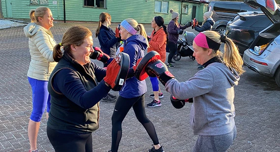 Outdoor Fitness Class at Astbury Mere Country Park