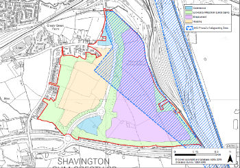 Access a larger PDF map of Figure 15.4 Basford West  Crewe (PDF, 653KB) (Opens in a new window)