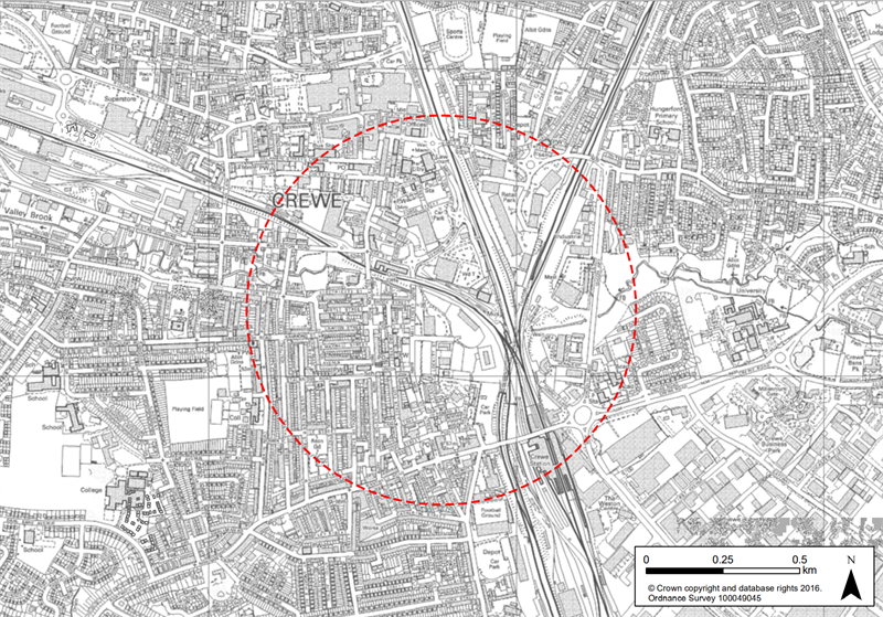 Figure 15.2 Central Crewe Strategic Location