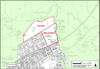 Access a larger version of Figure 15.44 Parkgate Extension site (PDF, 645KB) (Opens in a new window)