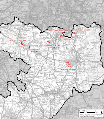 Access a larger version of Figure 8.2 Safeguarded Land (PDF, 1.9MB) (Opens in a new window)