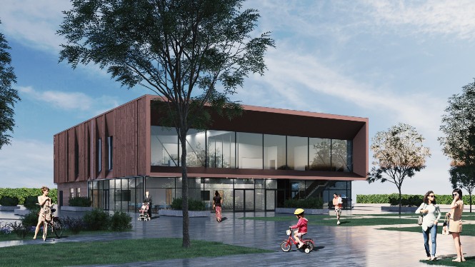 Artist's impression of Crewe History Centre