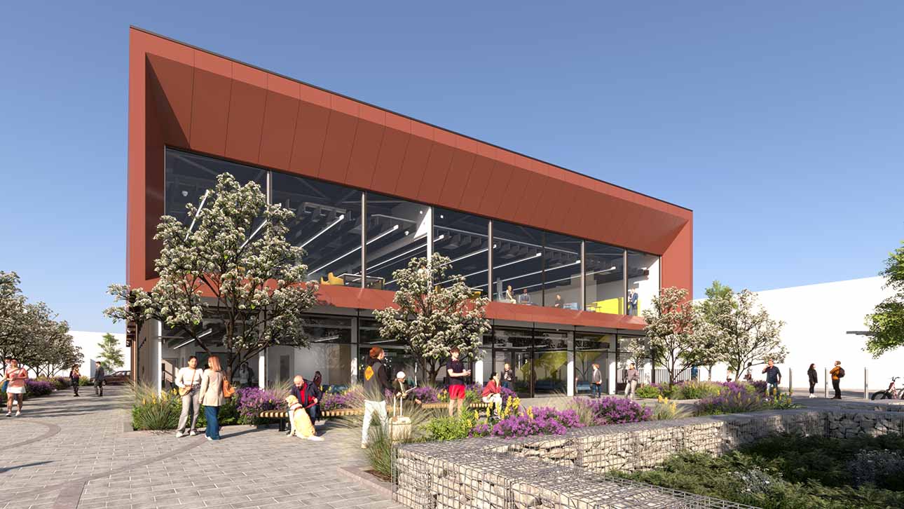 Artists impression of Cheshire Archives Crewe
