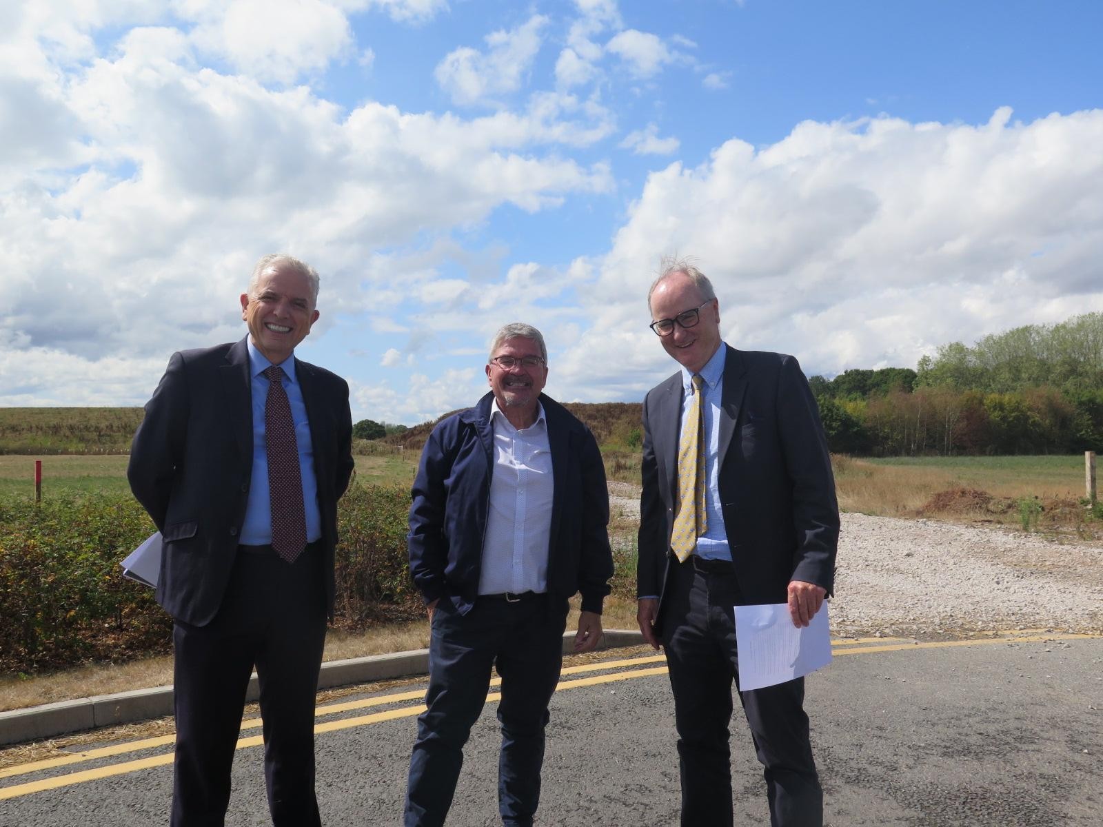 Cllr Michael Gorman, Cllr Nick Mannion, Phillip Posnett