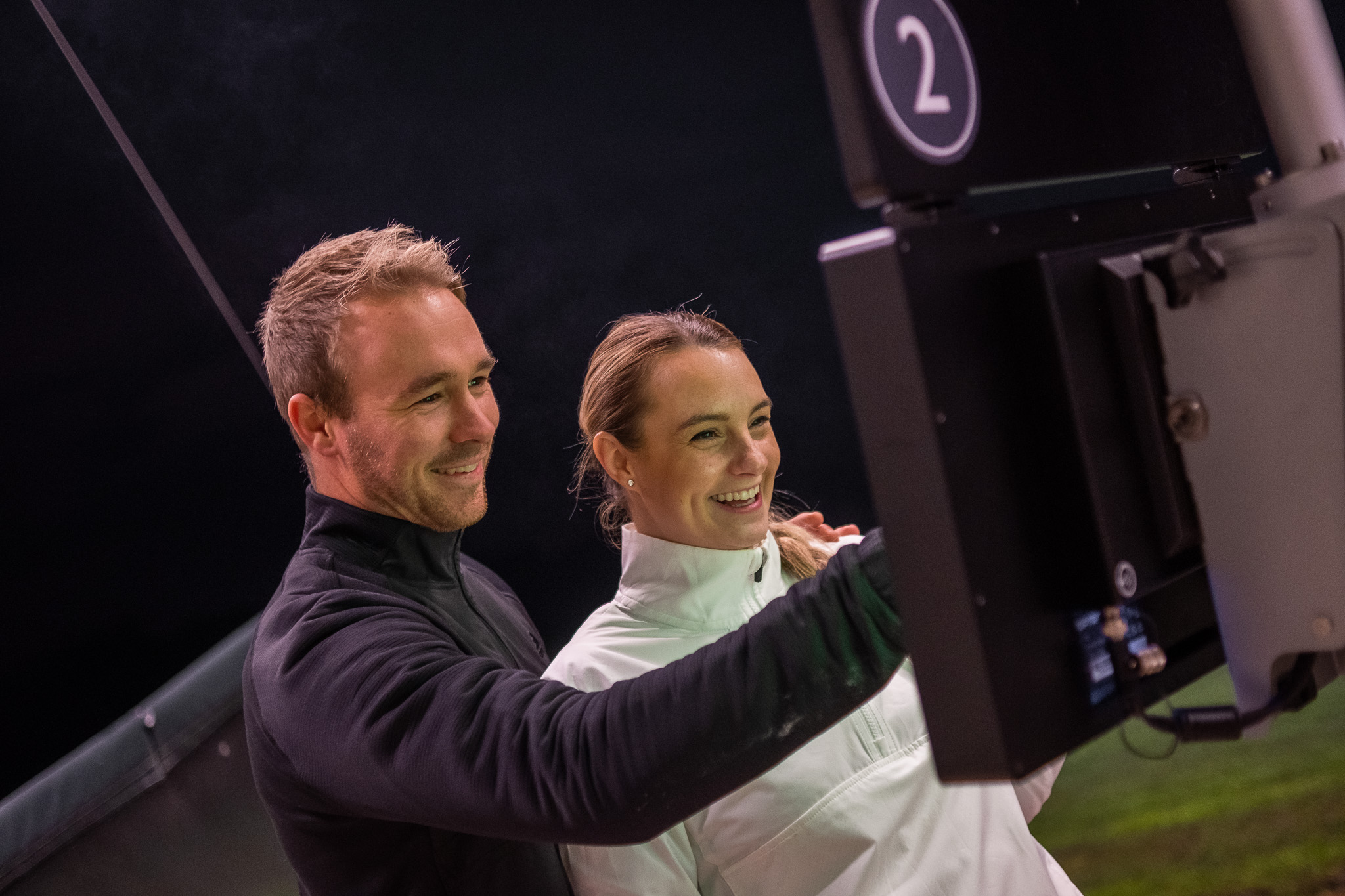James Need (Need Golf Founder and Director) and Sophie Need (Need Golf Co-founder and Director)