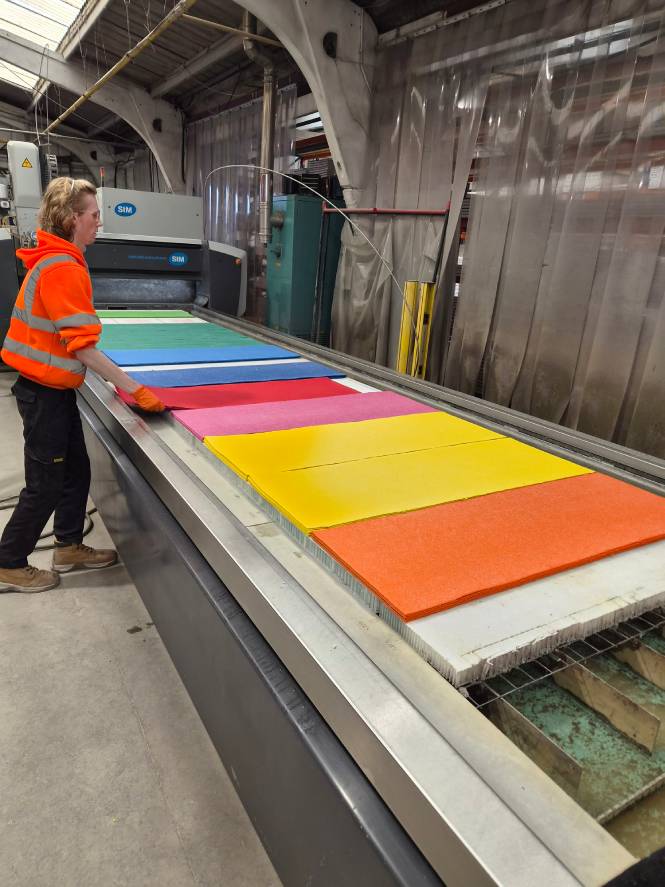 inside the factory