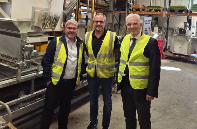 Cllr Nick Mannion, Neville Robson &ndash; Founder and Director and Cllr Michael Gorman