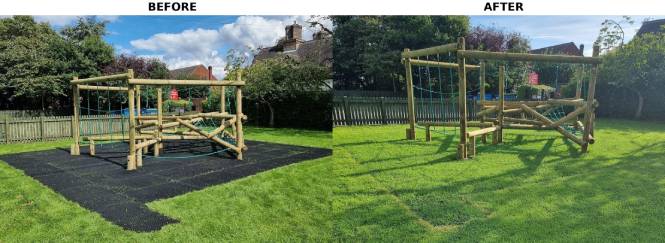 rubber grass mats