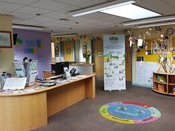 monks Coppenhall Children's Centre interior view