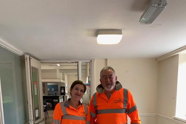 Volunteers helping out at Handforth Youth Centre