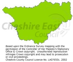 A Map of Cheshire boundaries after 1998