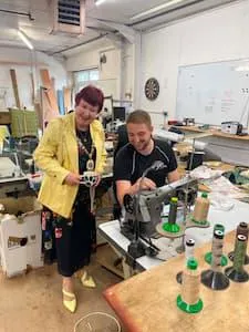 Councillor Judy Snowball - Alsager interiors business 1