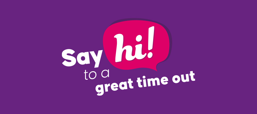 Say hi to a great time out purple