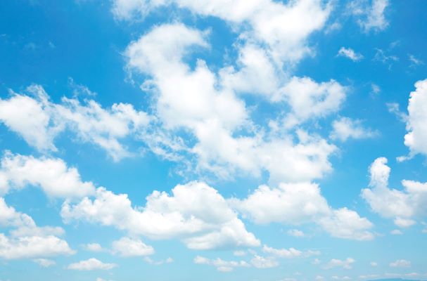 Clouds in a blue sky