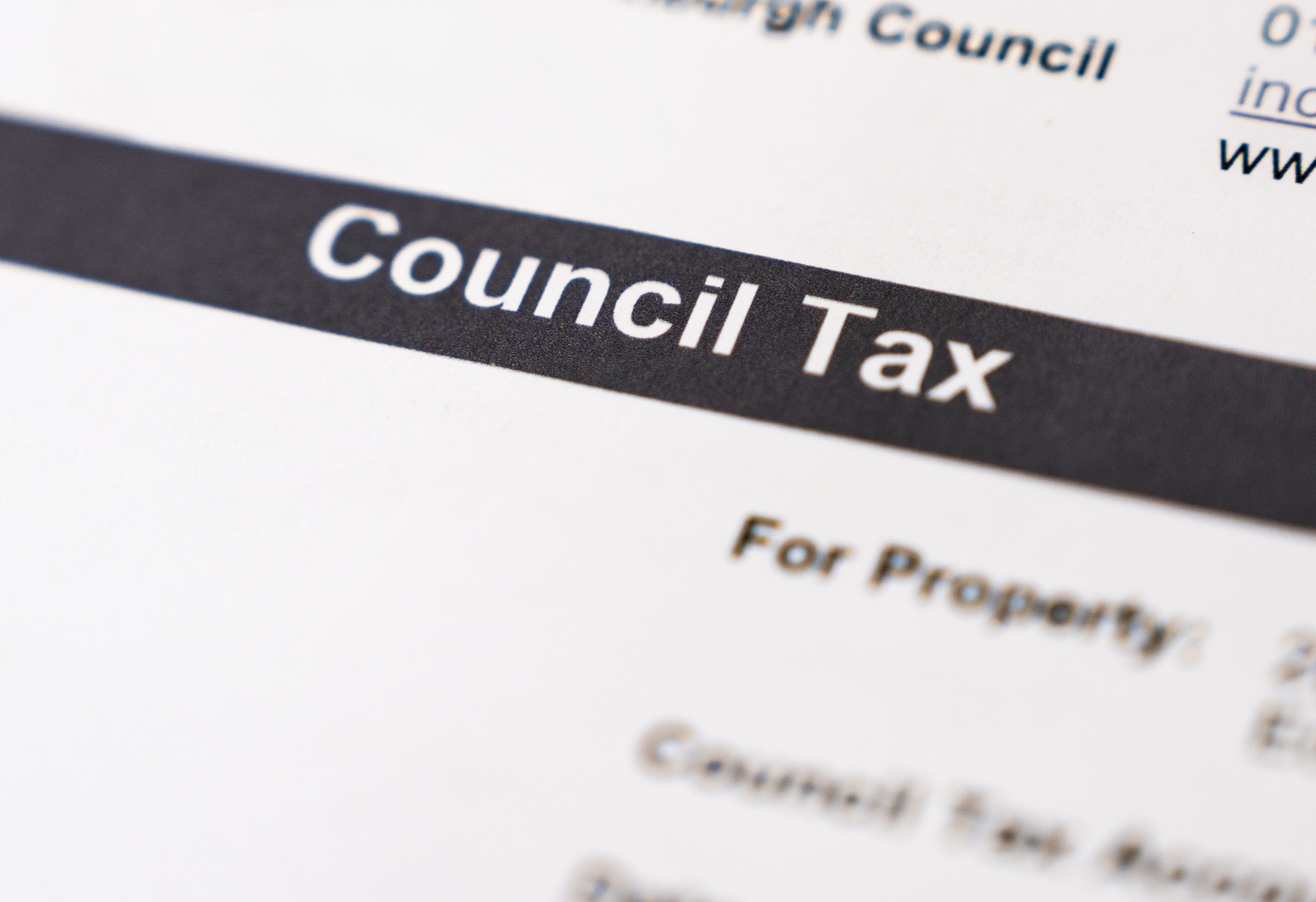 A picture of a generic Council Tax bill. 