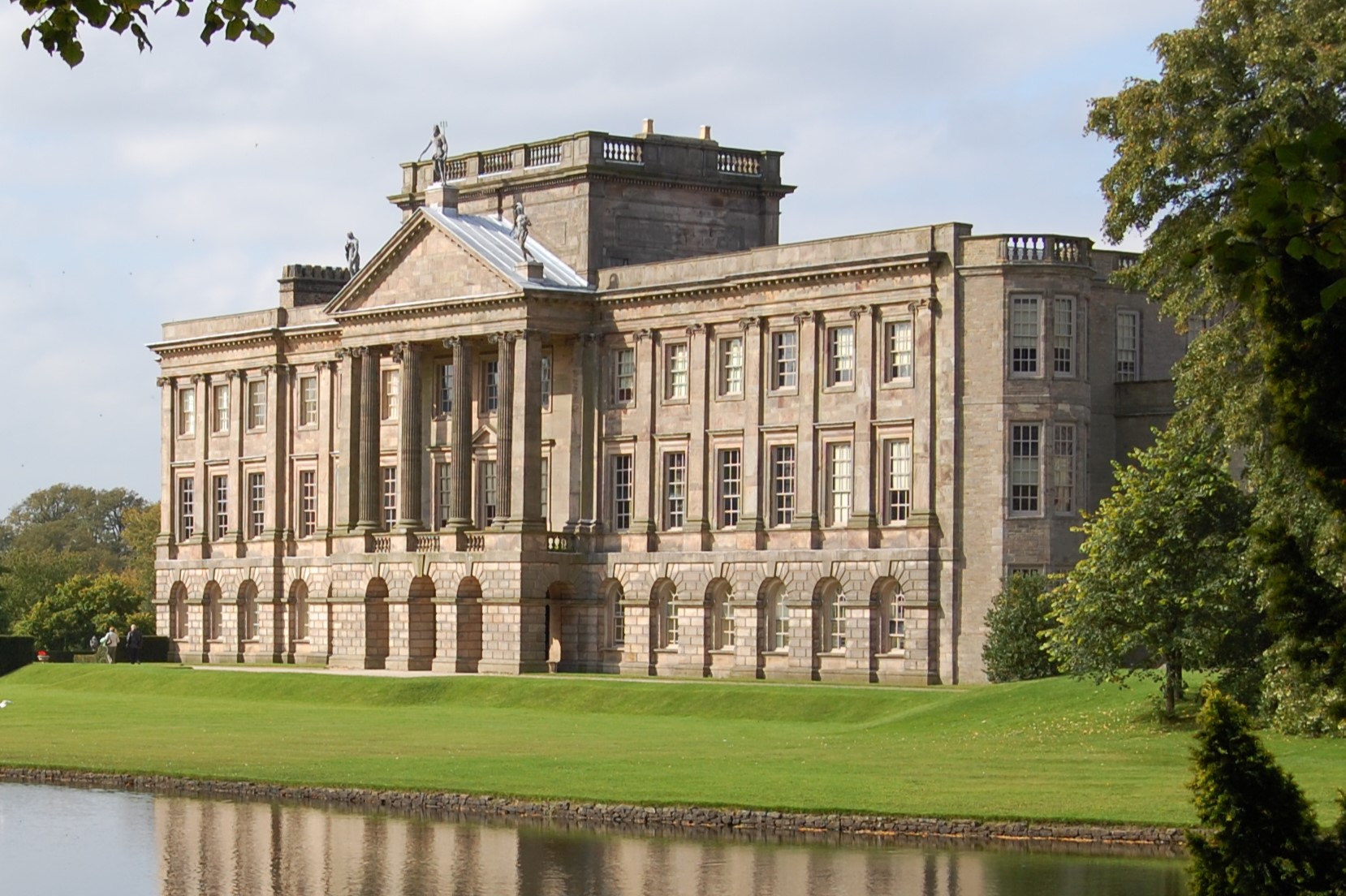 A view of Lyme House in Cheshire East.