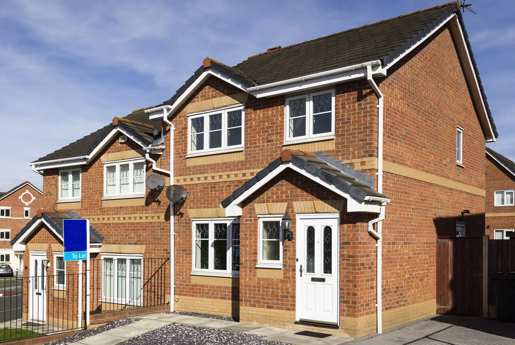 A new semi-detached house available to let.