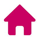 Image of red home icon