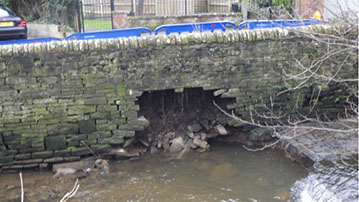 Bridge damage