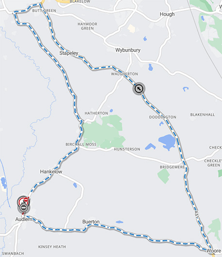 Cheshire Street diversion map