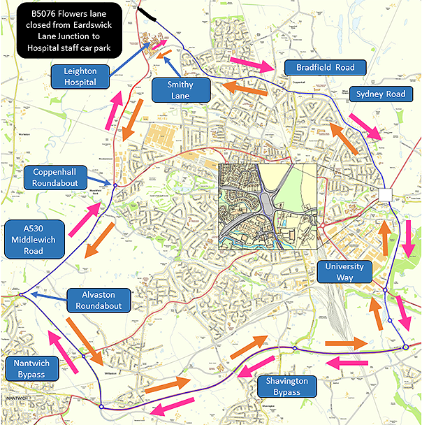 Flowers Lane Link traffic management plan -phase 3