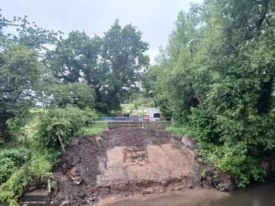 Pickmere Lane bridge demolition