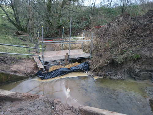 Macclesfield Road works