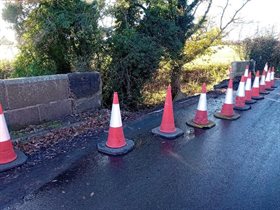 Waterless Bridge view from carriageway