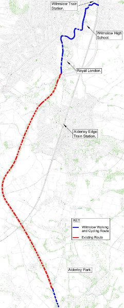 Wilmslow Walking and Cycling Plan600x245